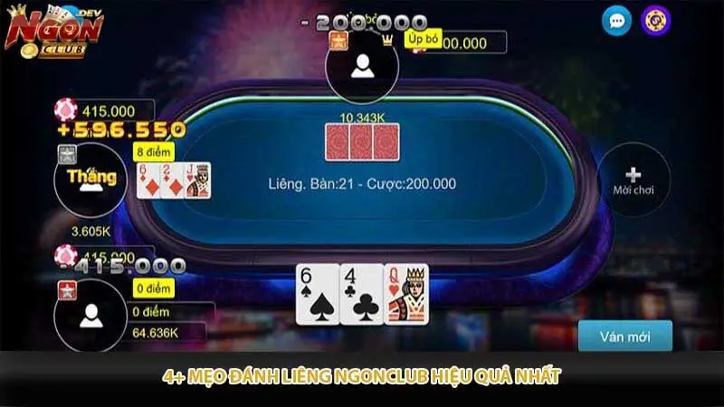 4+ mẹo đánh Liêng Ngonclub hiệu quả nhất