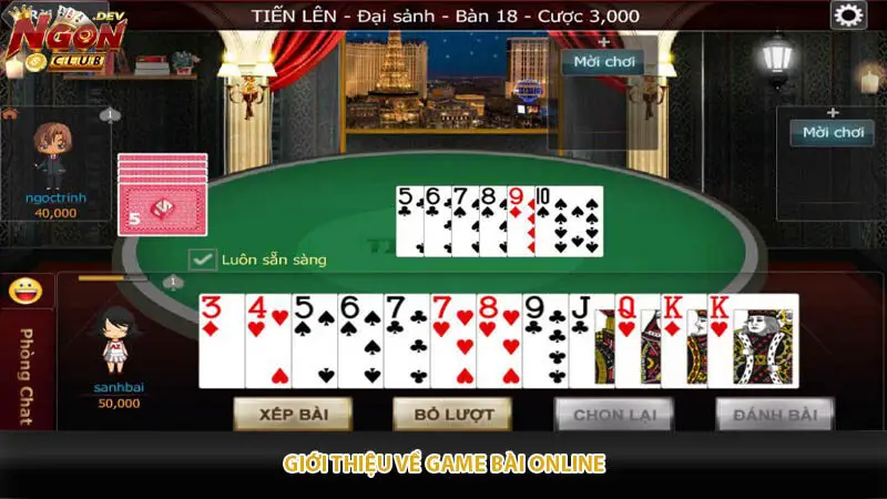 Giới thiệu về game bài online